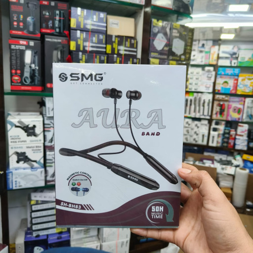 SMG BH83 Aura 50H Wireless Bluetooth Neckband (6M)
