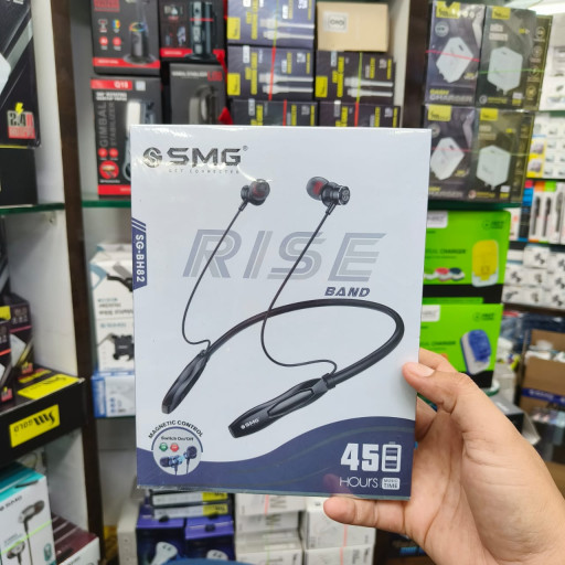 SMG BH82 45H Rise Bend Wireless Bluetooth Neckband (6M)