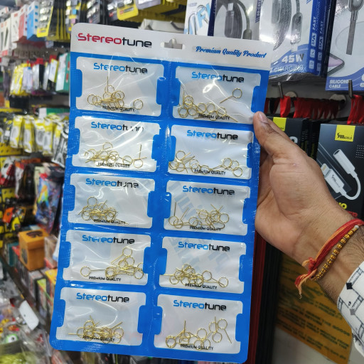 Stereo Tune Gold Sim Pin (100 pcs packet)