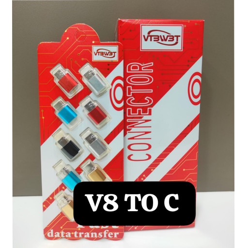 Back V8 To Type c Tukdi (LD) 10 Pcs PKT
