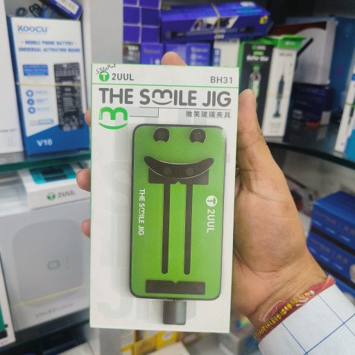 2UUL BH31 The Smile JIG. It is a universal fixture designed for use in mobile phone repair.