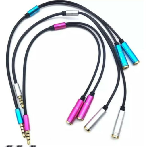 Singal Aux To dual Aux Wire Cannecter