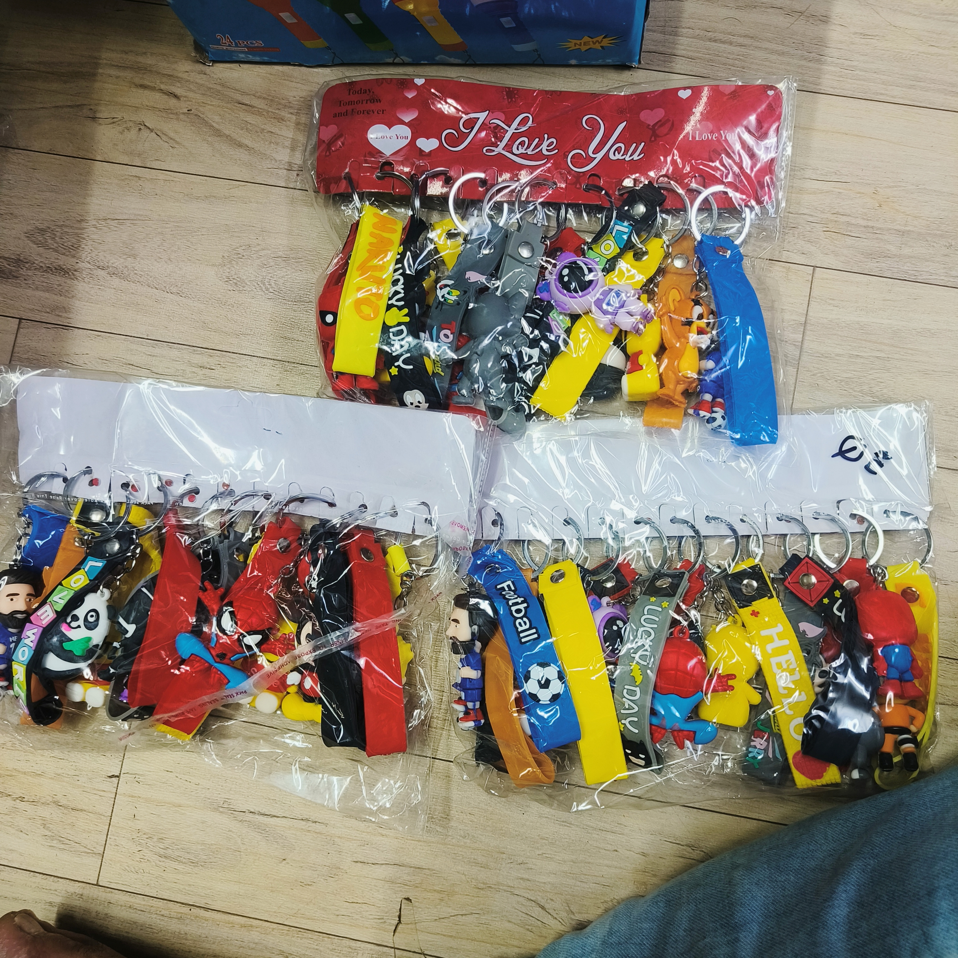 Premium Silicone Strap Keychain with 3D Cartoon Characters | Assorted Design Keyring A12