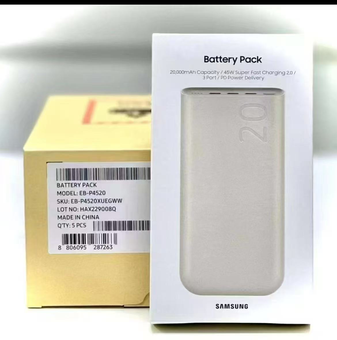 Samsung 20000mAh Power Power (45W Super Fast Charging 2.0)