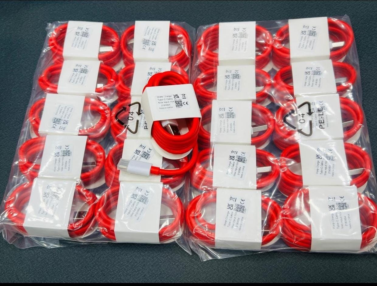 100W A10 Type c Red Cable (10 Pcs PK)