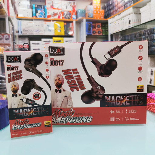 Boat 817 Type C Earphone Box Packing