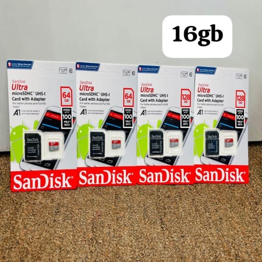 SanDisk Ultra 16Gb Memory Card 1 Y Warranty
