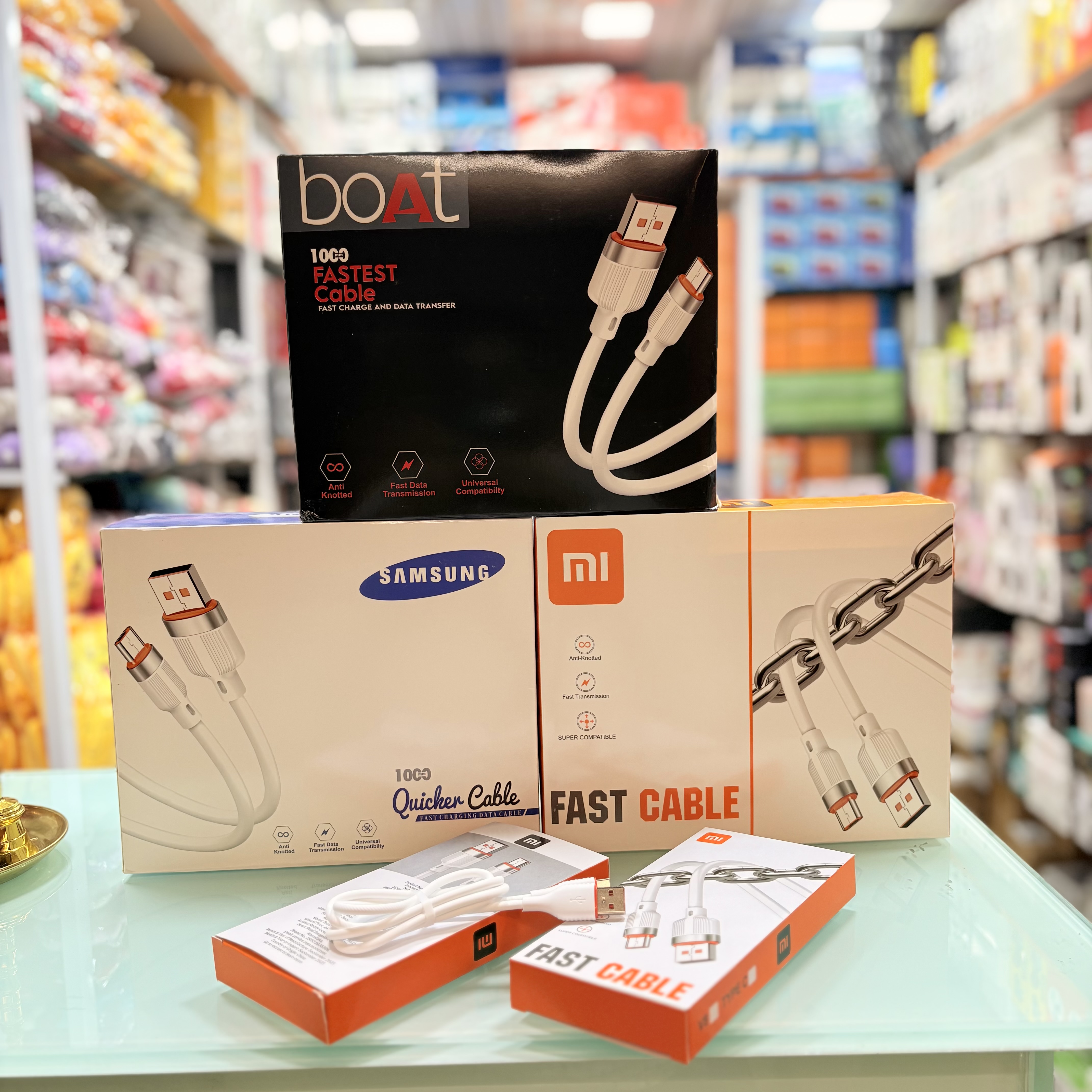 Mix 120W 1000MM Full Soft Wire High Quality Cable With Box Packing