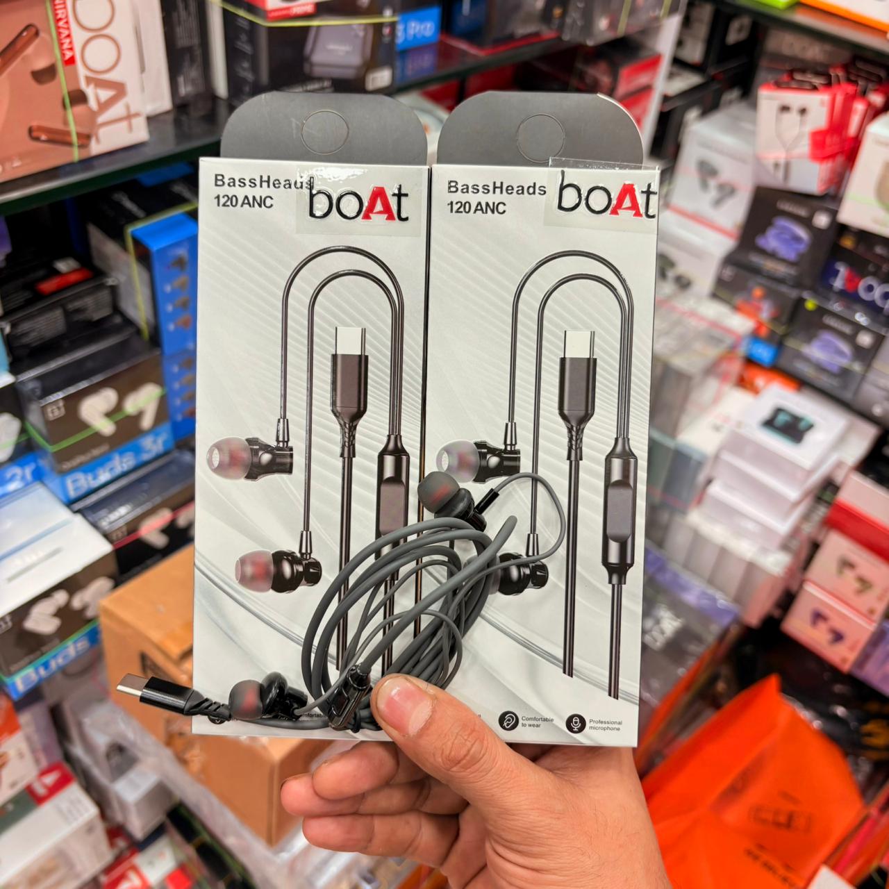 Boat 120 Anc Metal Type C Earphone