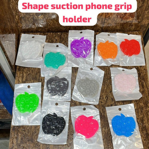 Apple  Dual Side Suction Grip Holder Malti Colour