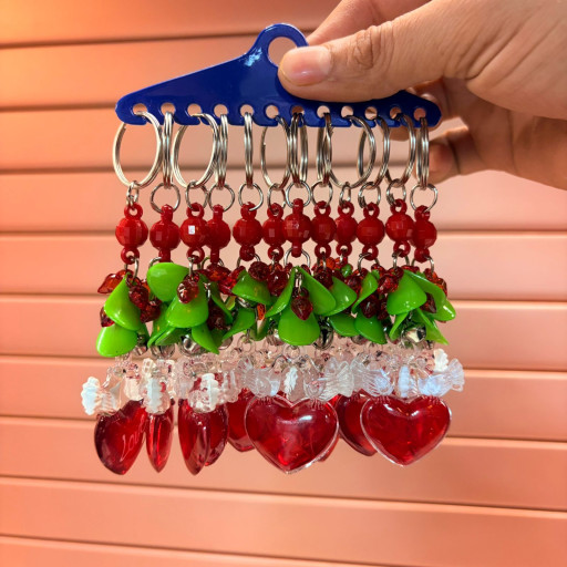 Heart Design Keychain