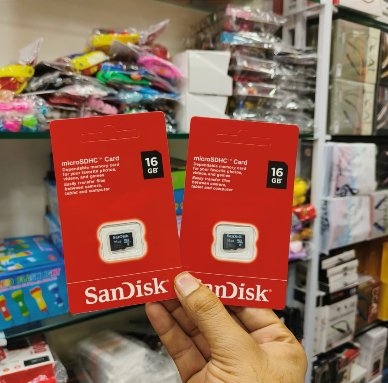 SanDisk 16Gb Memory Card ( 1 Year Warranty)