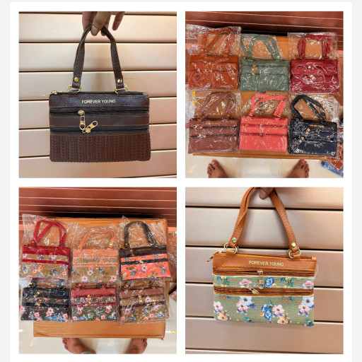 Forever Young Multi Zip Stylish Handbag”