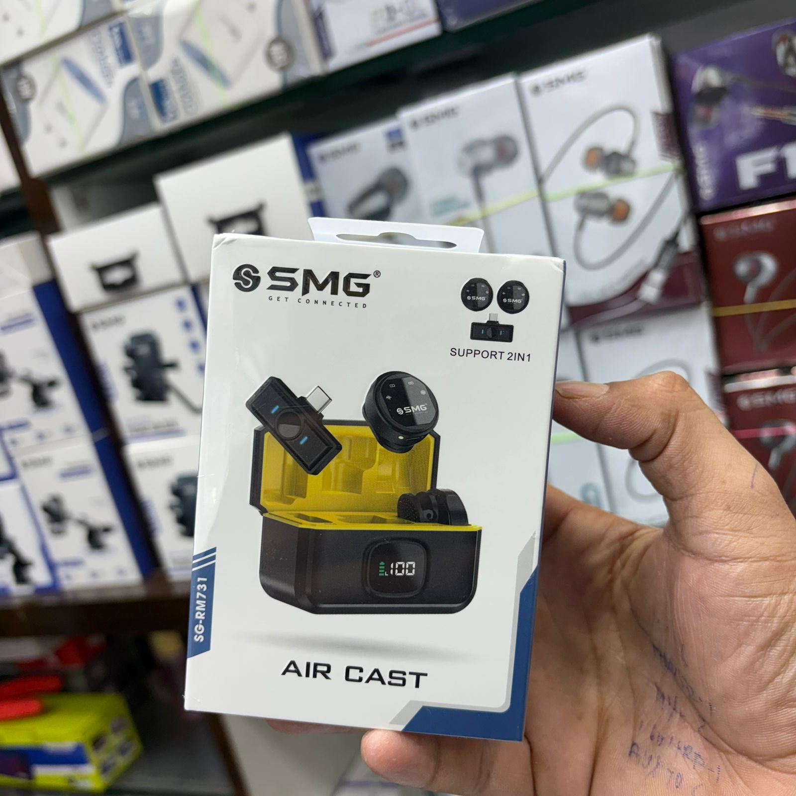 SMG RM731 Air Cast Wireless Caller mic