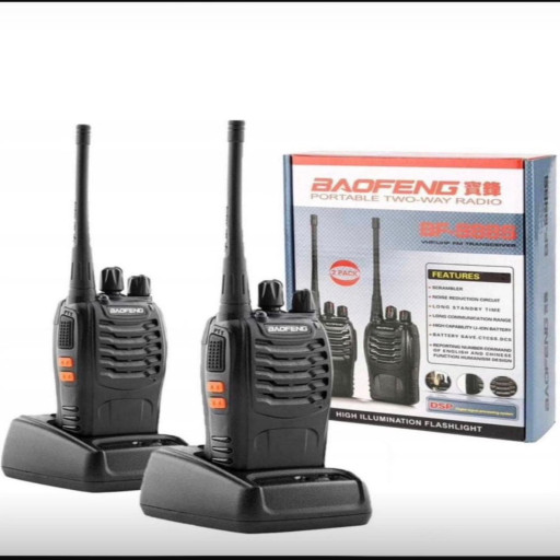 Baofeng BF-888S Walkie Talkie (Portable Two-Way Radio – 2 Pack)