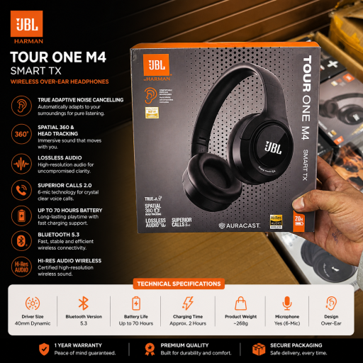 JBL Tour One M4 Smart TX Wireless Headphones
