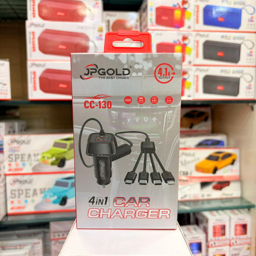 JP GOLD CC-130 4-in-1 Car Charger