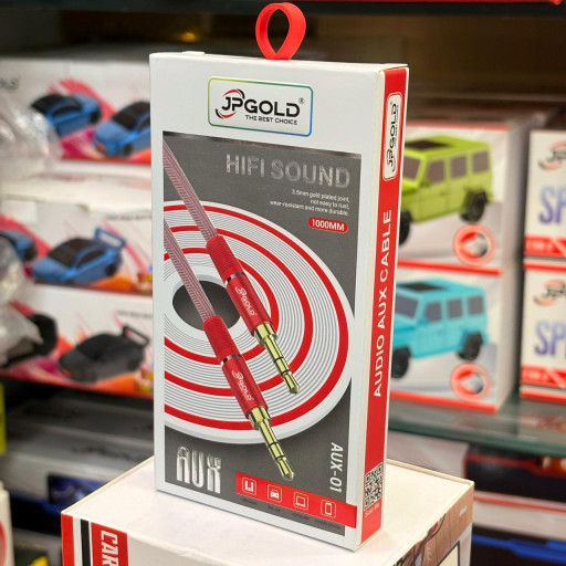 JP GOLD AUX Audio Cable 1000MM