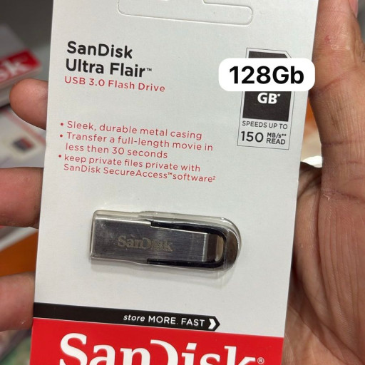 Sandisk 3.0 128Gb Flair Metal Pendrive 1Y Warranty