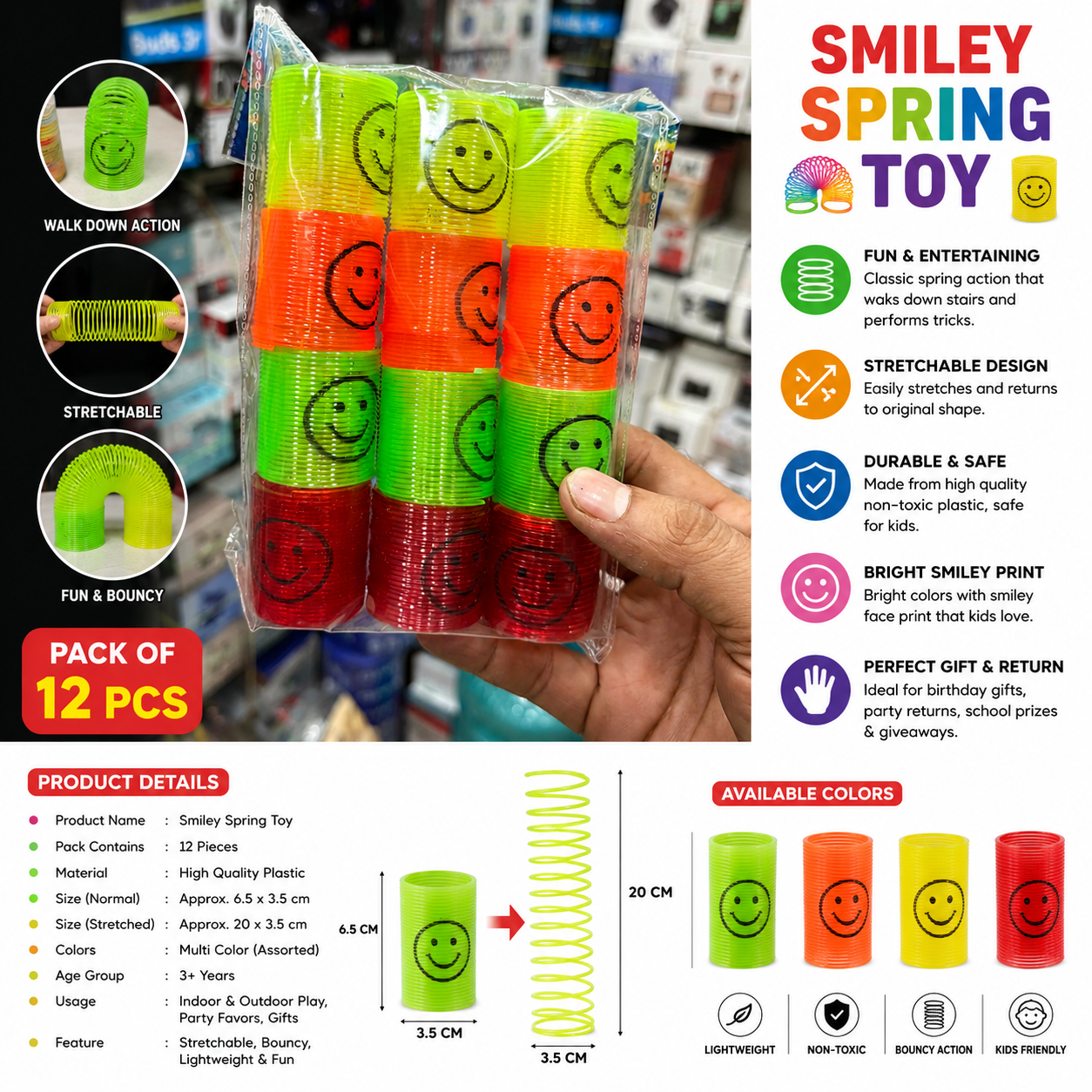 Smiley Spring Toy