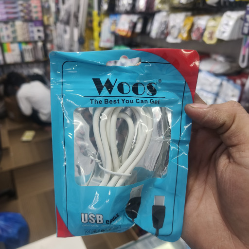 Woos 2.4A micro V8 Data Cable