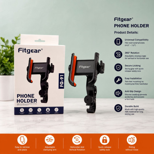 Fitgear FG91 Heavy Bike Mobile Stand