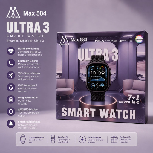 Maixinn Max 584 Ultra 3 Smart Watch 7IN1