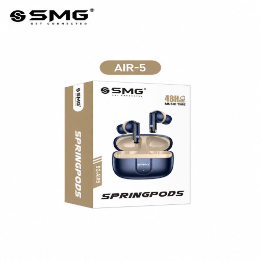 SMG SpringPods SG-AIR5  Wireless Earbuds 6M Warranty