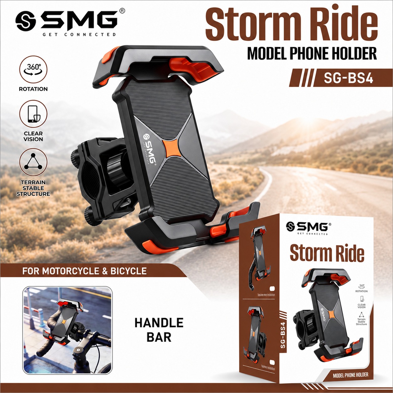 SMG BS4 Bike Mobile Stand High Quality