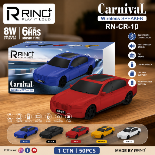 RINO CR10 CARNIVAL Car Wireless Bluetooth Speaker