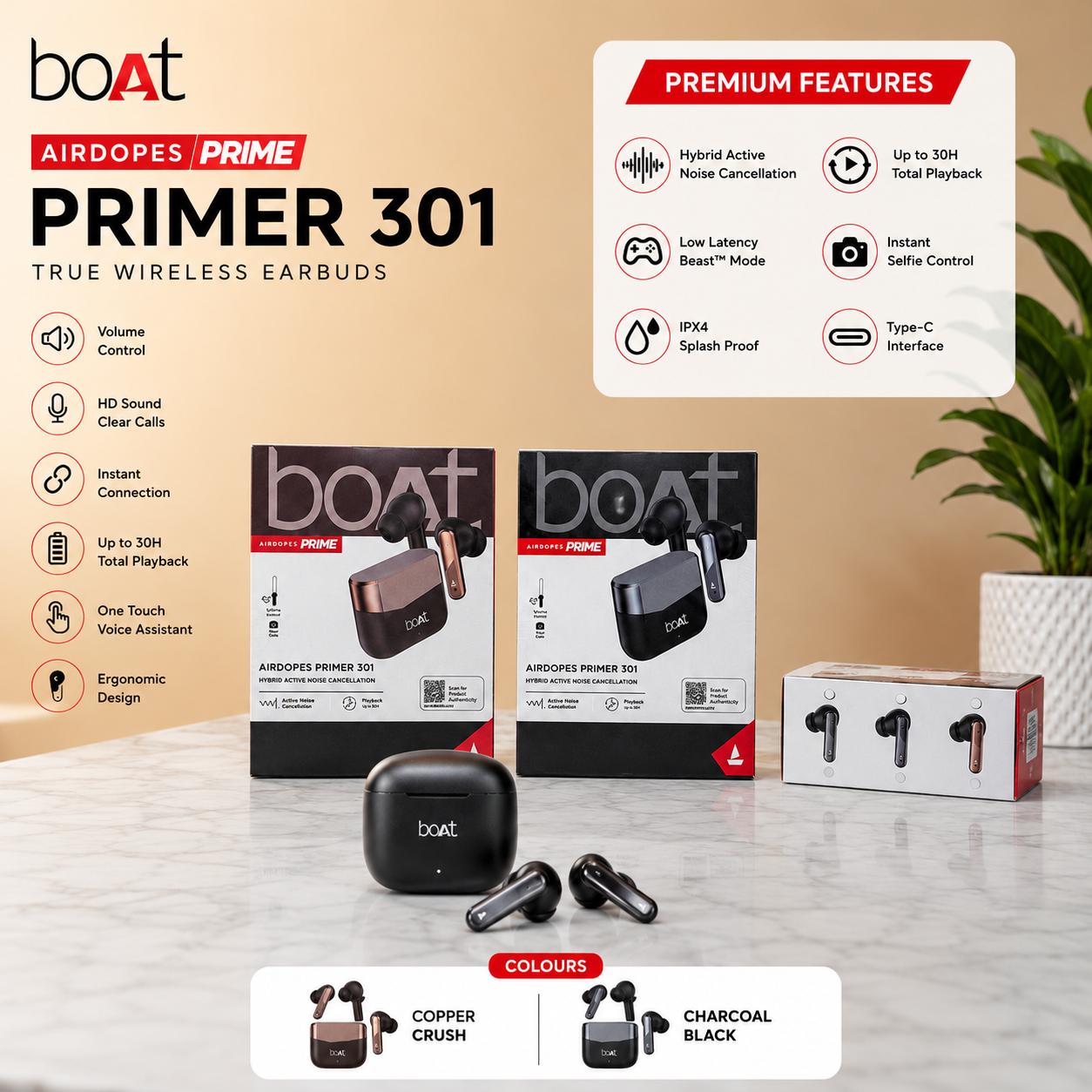 BOAT PRIMER 301 Ear Buds Hard Packing
