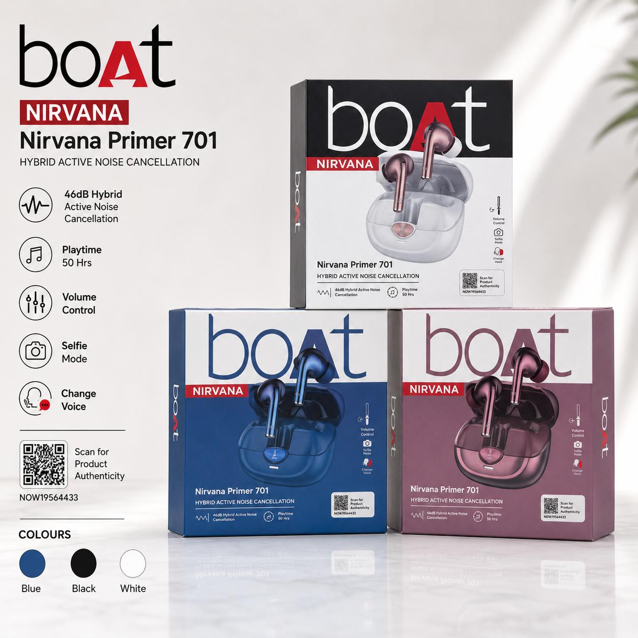 BOAT NIRVANA PRIMER 701 Ear Buds