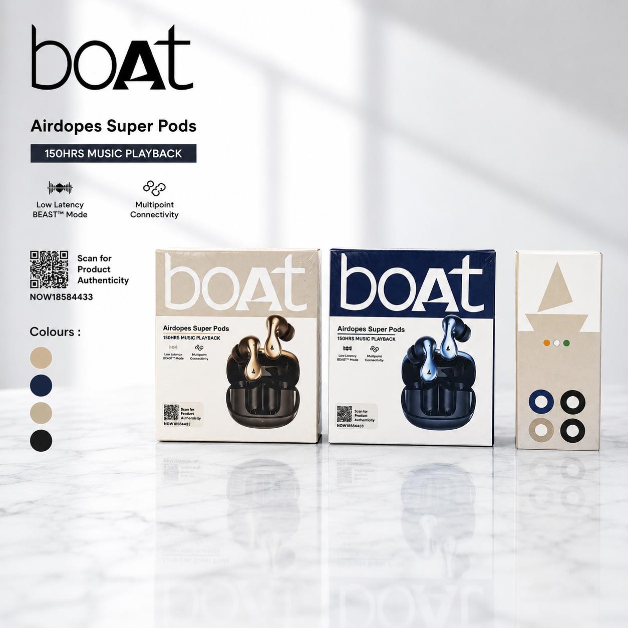 BOAT AIRPODS SUPER Pods Ear Buds