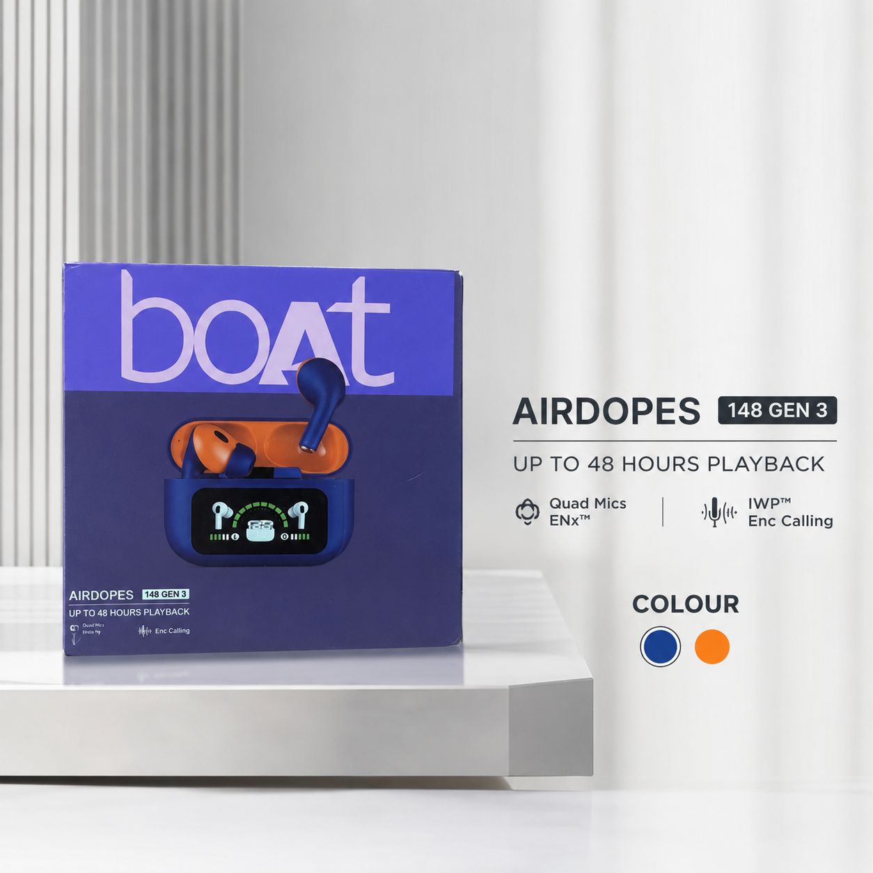 BOAT AIRDOPS GEN3 Ear Buds Hard Packing