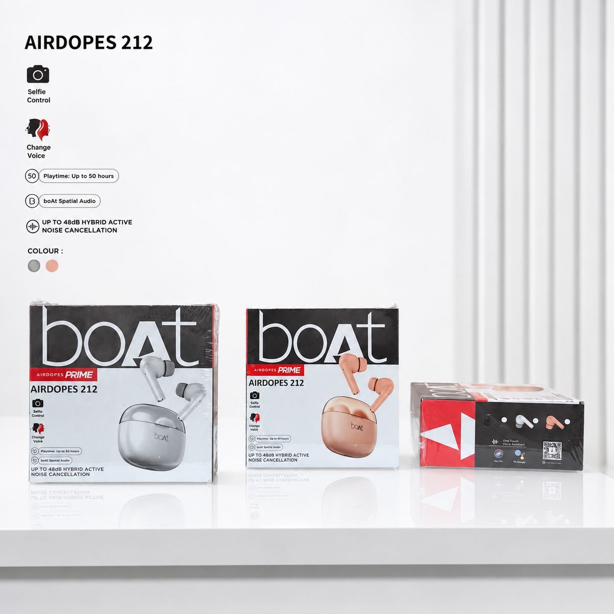 BOAT AIRPODS PRIME 212 Ear Buds Hard Packing