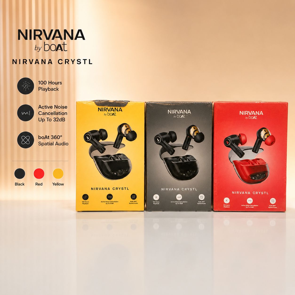 BOAT NIRVANA CRYSTAL Ear Buds