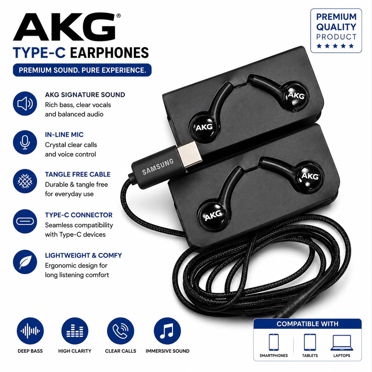 Samsung Akg Type c Earphone