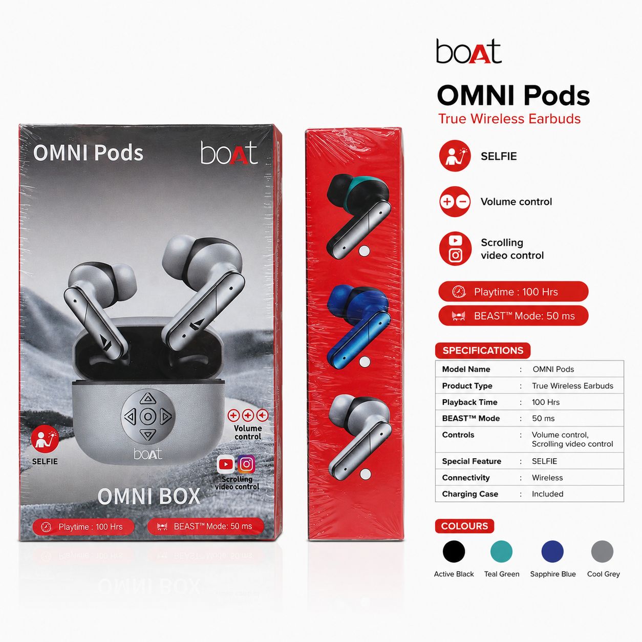 BoAt Omni Pods Ear Buds