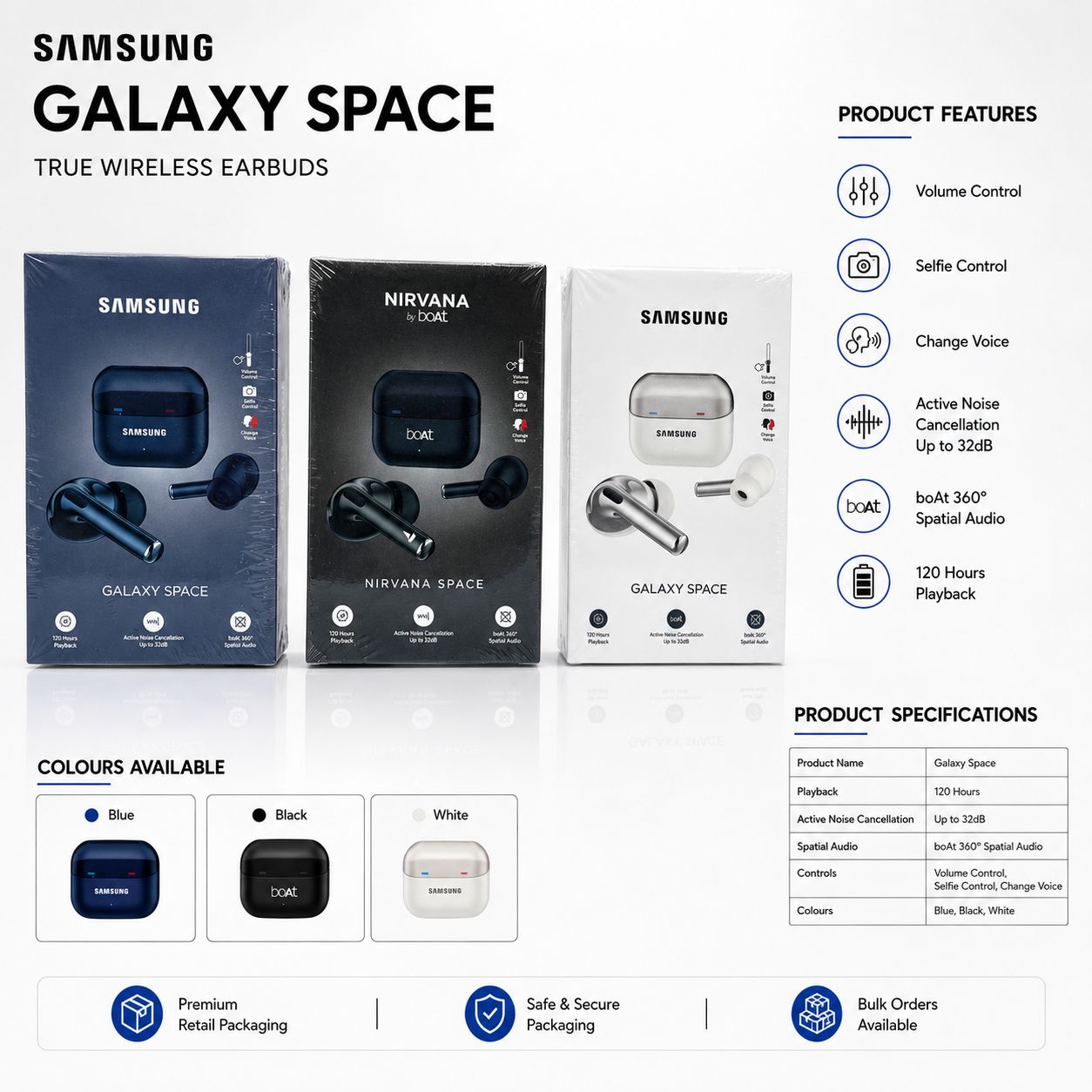 Samsung Boat Space Ear Buds