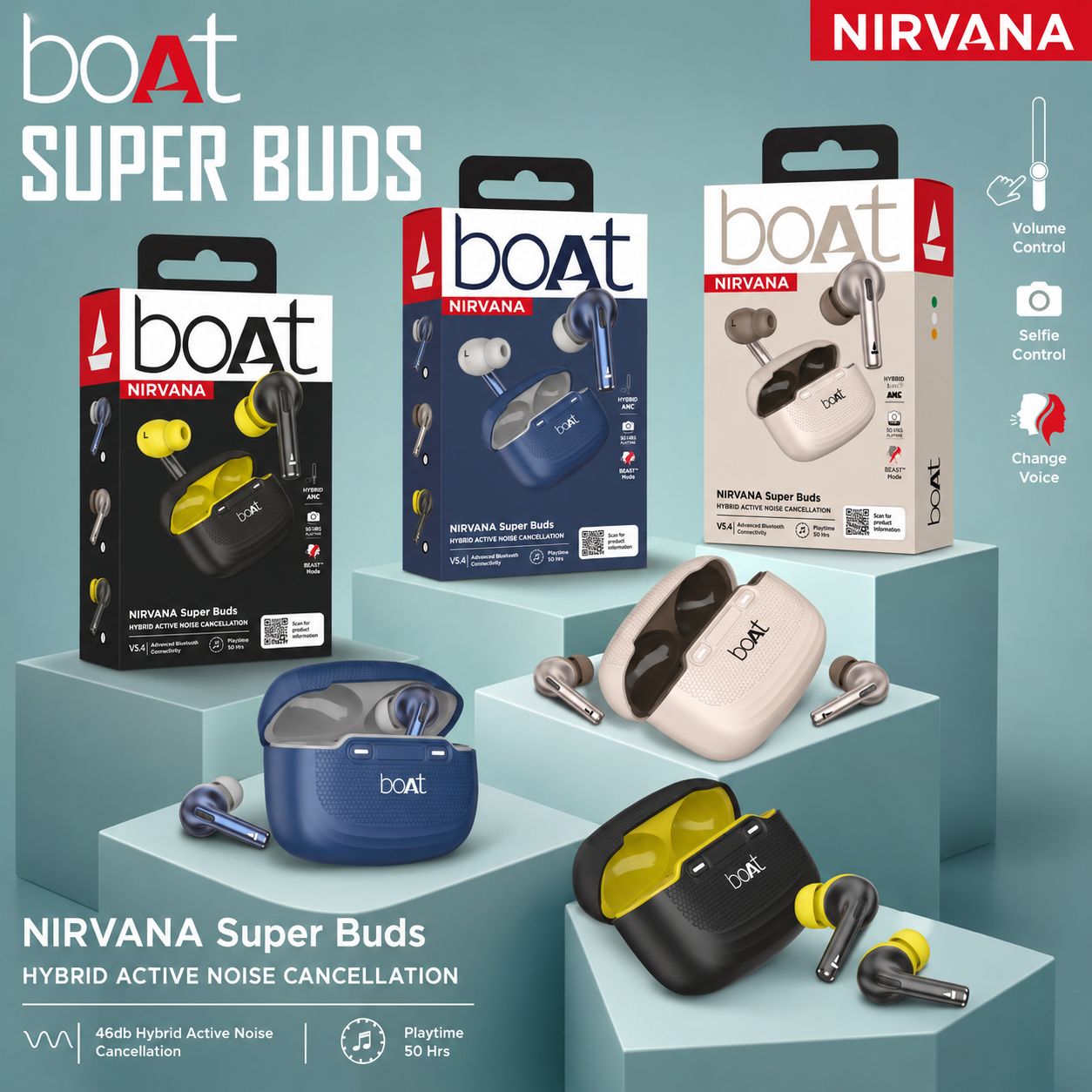 Boat Supar Buds Wireless Bluetooth Ear buds