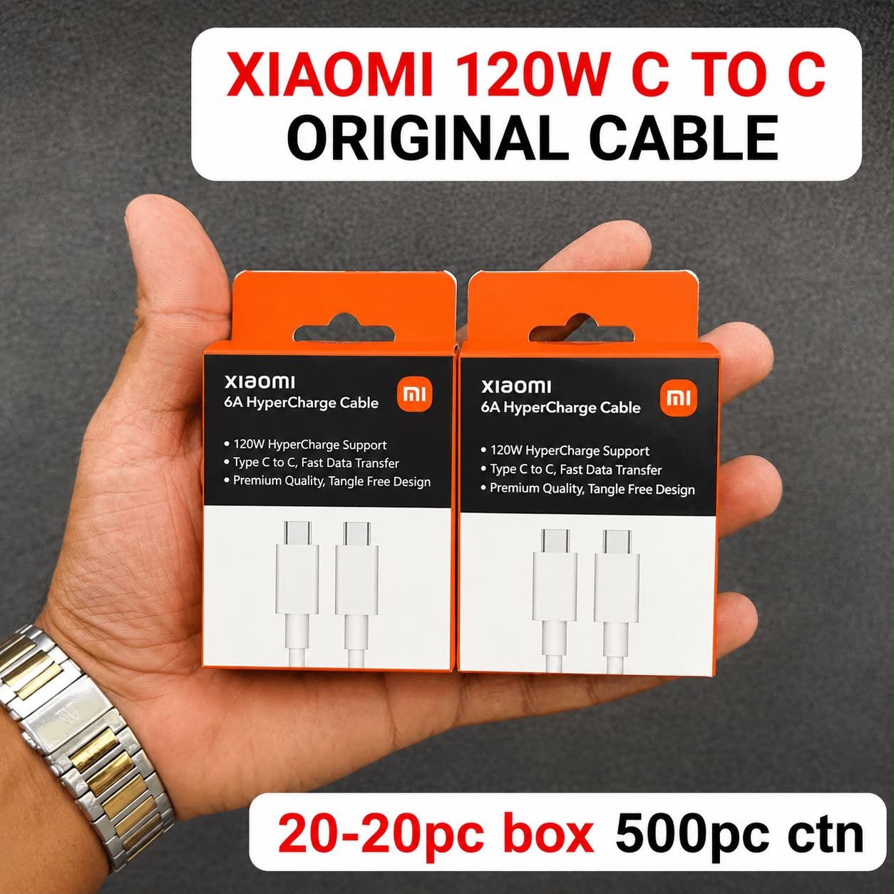 Xiaomi 120W C to C cable High Quality