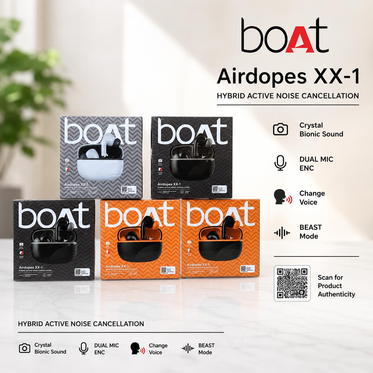 BoAt XX1 Wireless Bluetooth Ear buds