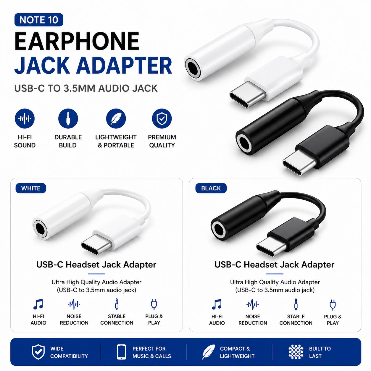 Samsung Type c Earphone Jack (Warking)