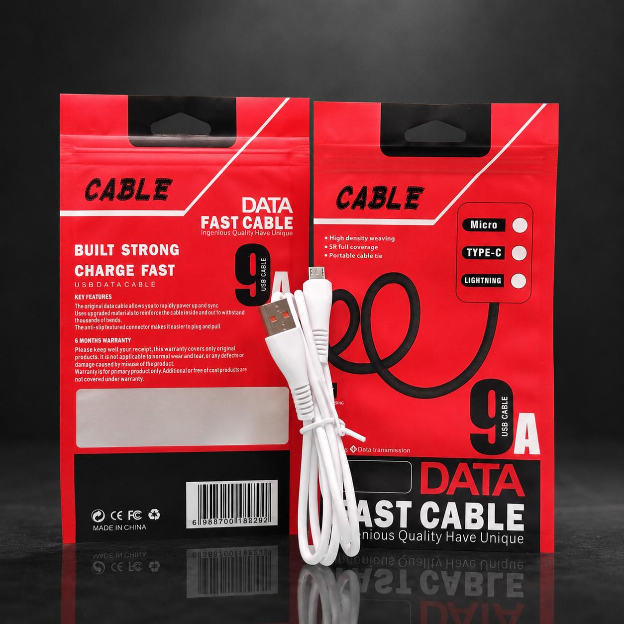Micro V8 9A Poly Packing Cable