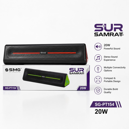 SMG PT154 SurSamrat Soundbar Speaeker