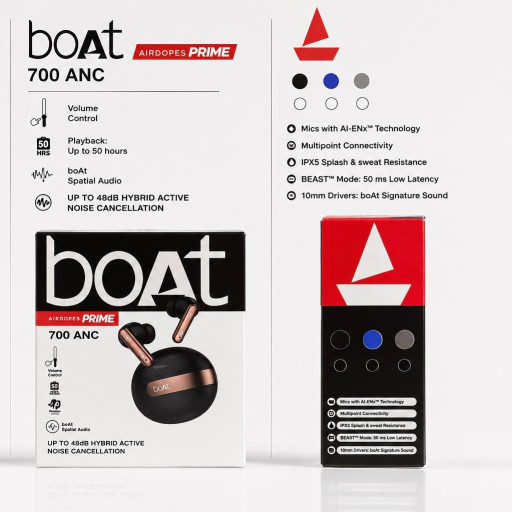 Boat 700 ANC Wireless Bluetooth Earbuds