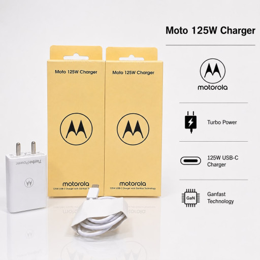 Moto 125W SuparFast mobile Charger