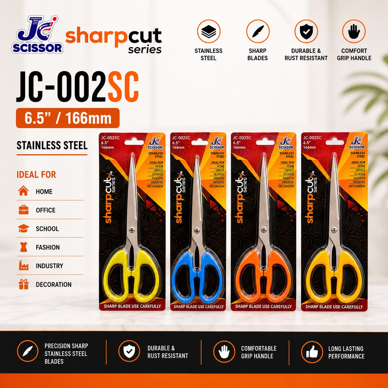 JC Sharp Cut Series Scissors (JC-002SC) Kesi