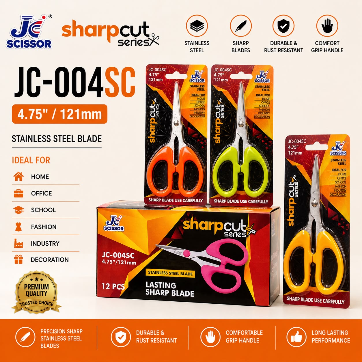 JC Sharp Cut Series Scissors (JC-004SC) Kesi