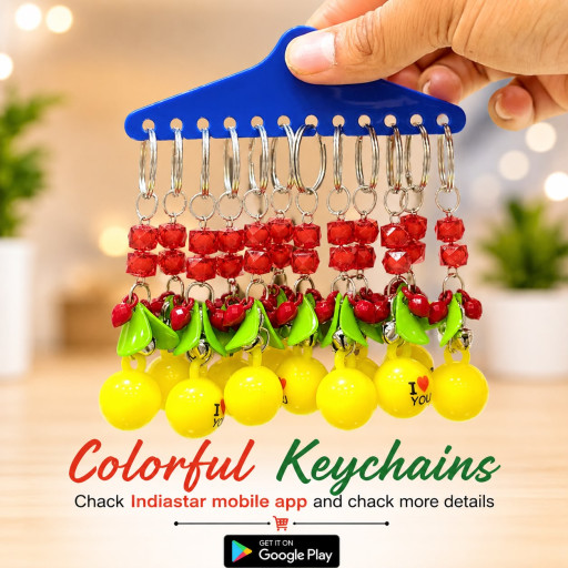 Cute Cherry Charm Keychain K3